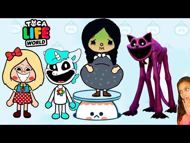 ВСЕ ХОТЯТ БЫТЬ КАК УЭНСДЭЙ  ТОКА БОКА Sad Story!  Toca Boca Life world Валеришка