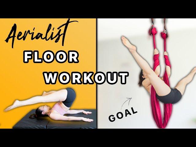 10 MINSuper Core Aerialist Floor Workout | aerial practice