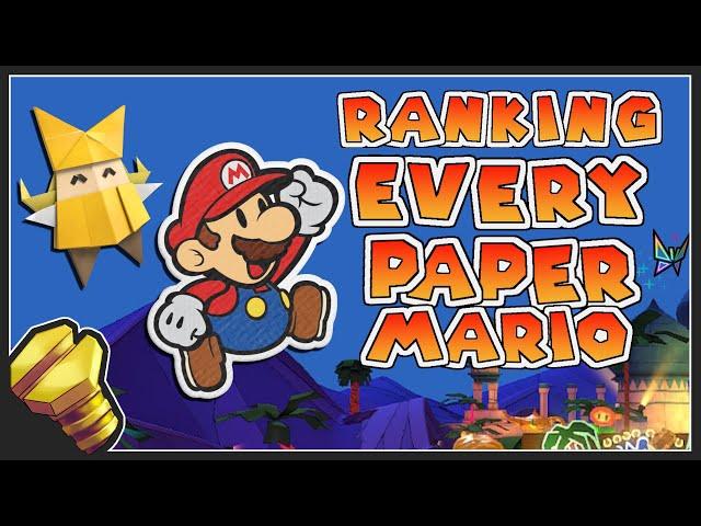 Ranking EVERY Paper Mario Game - The Golden Bolt