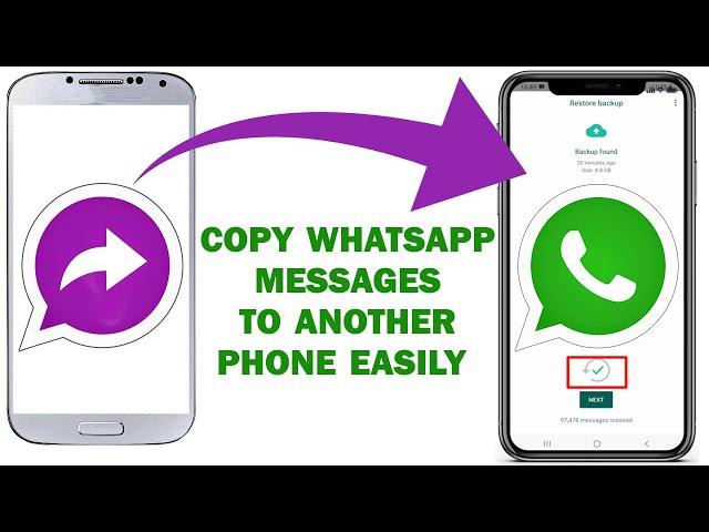 How to Transfer WhatsApp Messages and Chats Media to Another Mobile Phone Easily