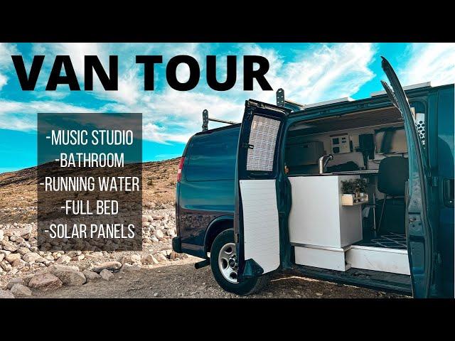 Chevy Express VAN TOUR - Music Producer Living in Converted Camper FULL TIME