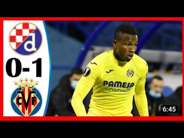 DINAMO ZAGREB VS VILLARREAL ALL GOAL EXTENDED HIGHLIGHTS