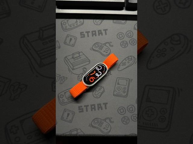 Xiaomi Smart Band 9 with Orange Strap