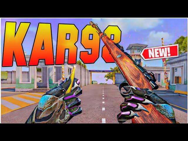 New Sniper *KAR98* is a GAME CHANGER! Best Loadout & Gameplay | 144FPS BLOOD STRIKE GAMEPLAY