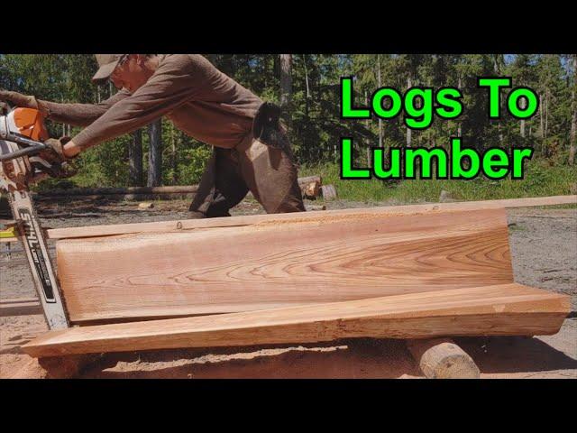 Logs To Lumber W/Timber Tuff Sawmill Jig