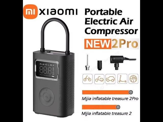 Компресор для накачування шин портативний Xiaomi Mijia Air Pump 2 Pro 2024 (велосипед/комплектація)