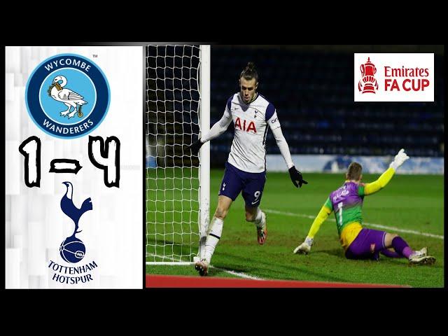 Wycombe Wanderers 1 - 4 Tottenham Hotspur: All Goals & Extended Highlights