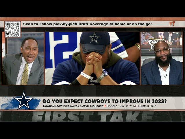 Stephen A. BEGS for the producers to show video of the Cowboys fans crying ️ | First Take