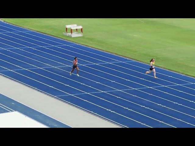 100m 50-54 Women Final, Pan Pacs Masters Games, SAF 8 November 2024