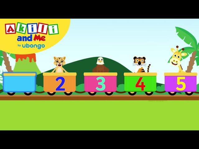 What Number is Missing? | Numbers & Shapes with Akili and Me | African Educational Cartoons