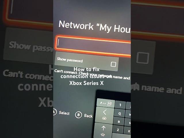 How to fix connection issues on Xbox Series X / Internet not connecting