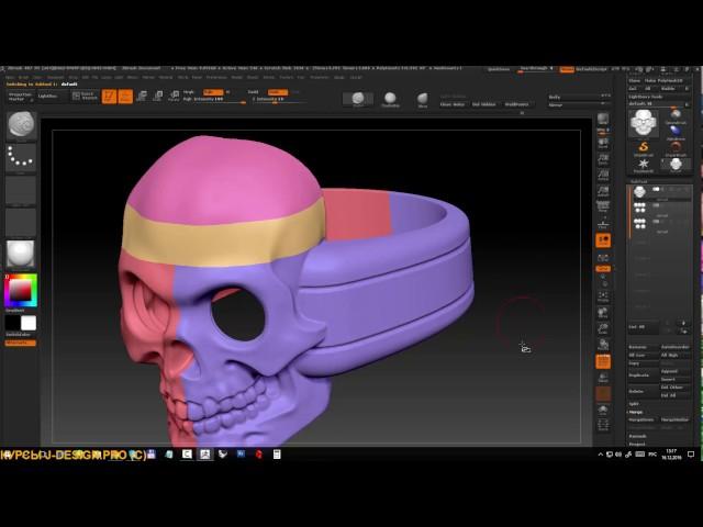 j-DESIGN.PRO - Частые способы выделения объектов в ZBrush