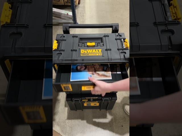 Organise your tools with DeWalt Toughsystem 2.0 Drawers