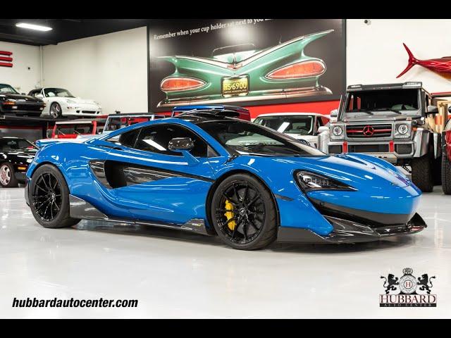 2019 McLaren 600LT - Factory Roof Scoop - Voodoo blue Exterior