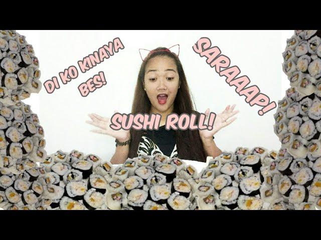 SUSHI ROLL MUKBANG | DI KO KINAYA TEH! | I LOVE JAPAN | Lyka Ramos