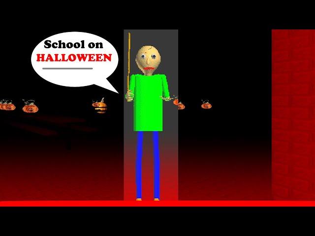 Baldi's Basics Special Halloween in Education and Lear - Baldi's basics mod