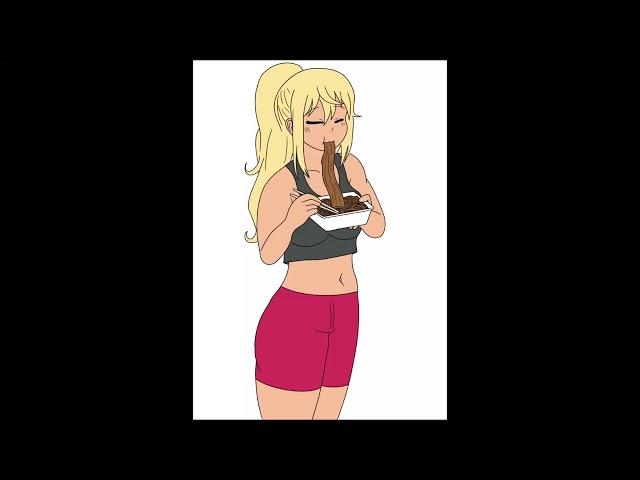 Hibiki Sakura's weight gain [ANIMATION]