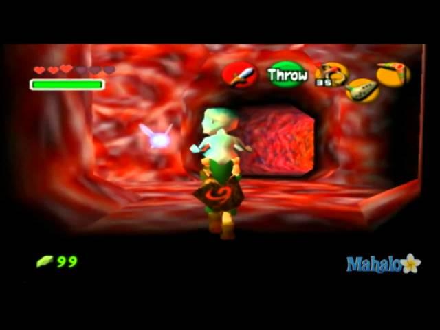 Legend of Zelda: Ocarina of Time Walkthrough - Inside Jabu Jabu's Belly - Part 2