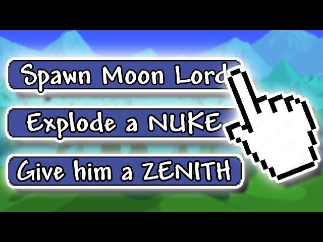 Terraria but Viewers can Spawn ANY BOSS...