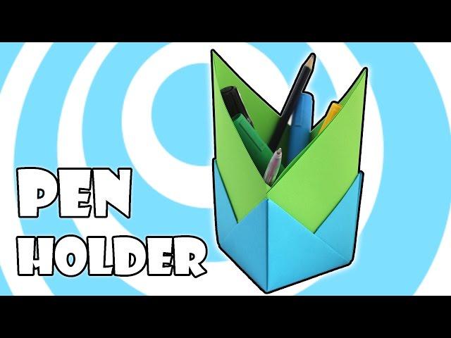 DIY: Origami Pen Holder Instructions (4 Units)