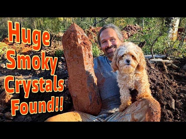 The Crystal Collector finding Massive Smoky Crystals LIVE 