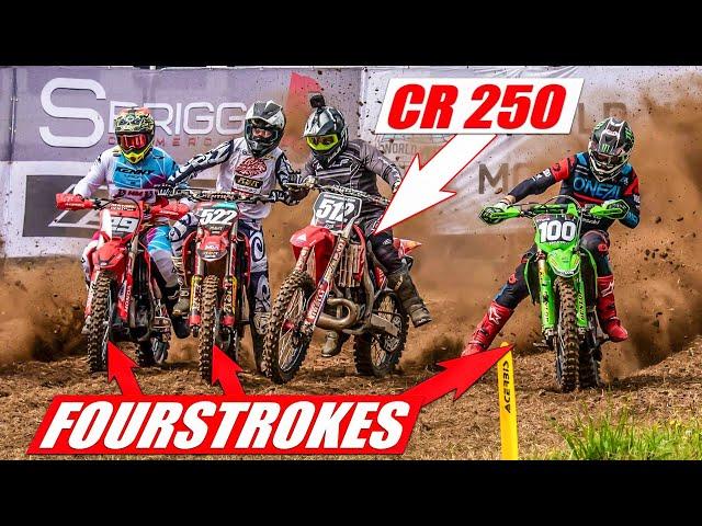 Racing 17-Year-Old CR250 2 Stroke vs Modern 4 Strokes!