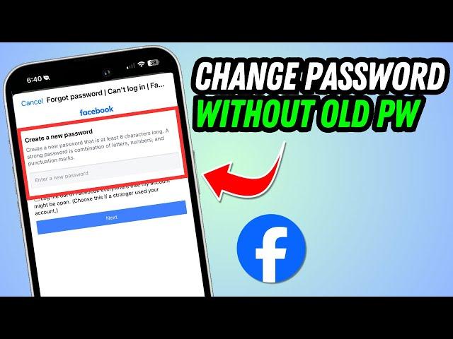 How To Change Facebook Password Without Old Password! 100% Work