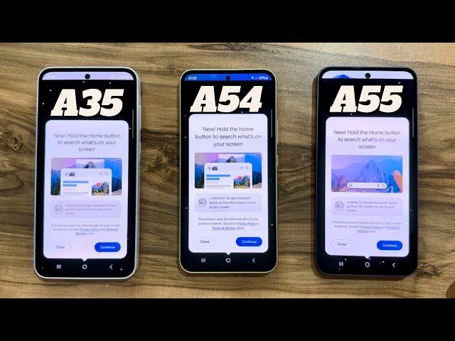 Circle to Search on Samsung Galaxy A35 - A54 - A55