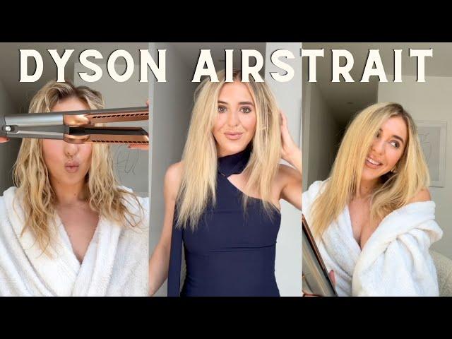 Dyson Airstrait Review - Dyson Airstrait Wet Dry Styler & Straightener Review / First Look