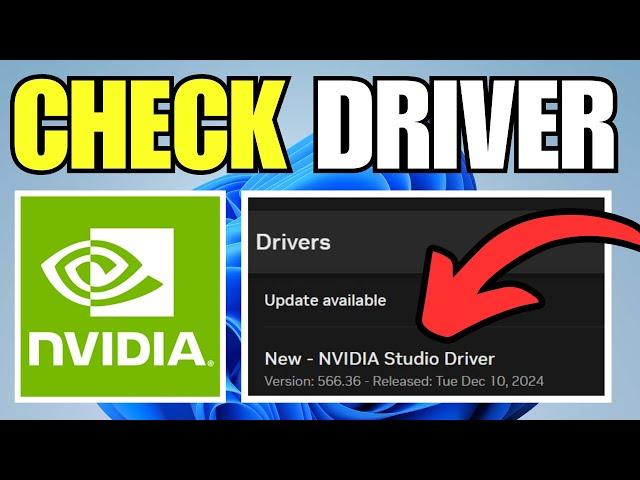 How To Check Nvidia Driver Version on Windows 11