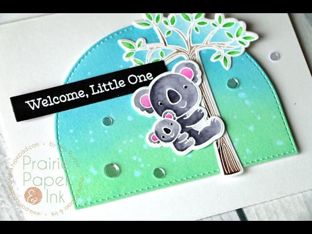 MFT Cuddly Koalas | Clean Color Real Brush Markers | Distress Oxide Inks