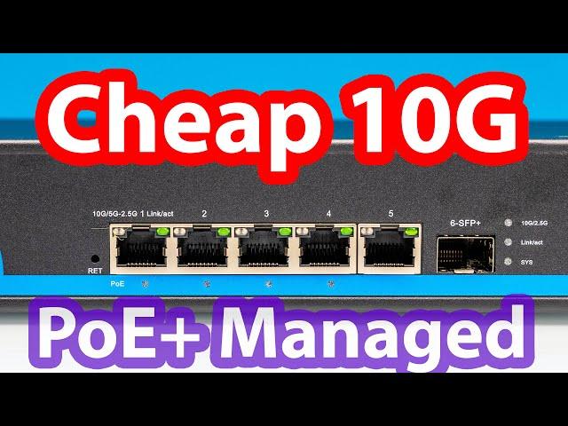 10GbE Network on a Budget: $199 Switch for Everyone