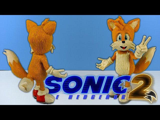 Лепим из пластилина Лис Тейлз Tails из Соник 2 в кино 2022