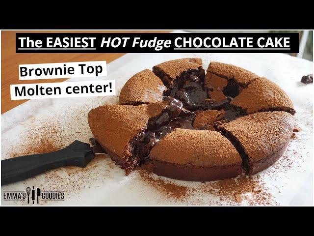 Hot Fudge CHOCOLATE CAKE ! Only 5 Ingredients & 5 Minutes to make! Dreo Air Fryer Review!