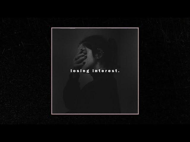 Free Sad Type Beat - "Losing Interest" | Emotional Rap Guitar Instrumental 2021