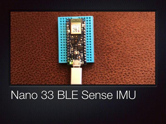 Arduino Nano 33 BLE Sense - IMU