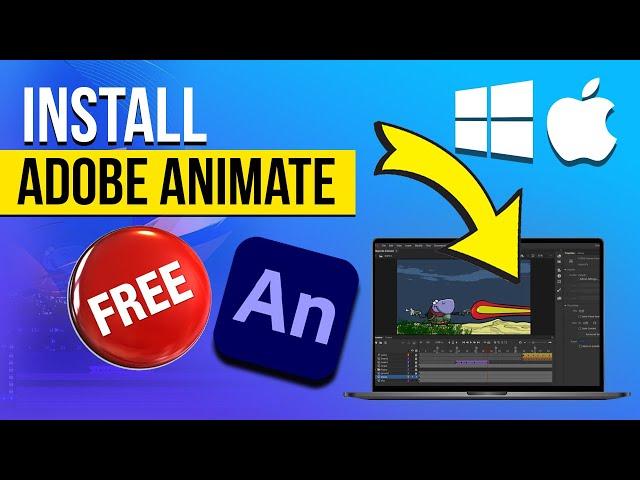 Adobe Animate FREE Download 2025: Easy Install Guide (PC/Mac/Laptop)