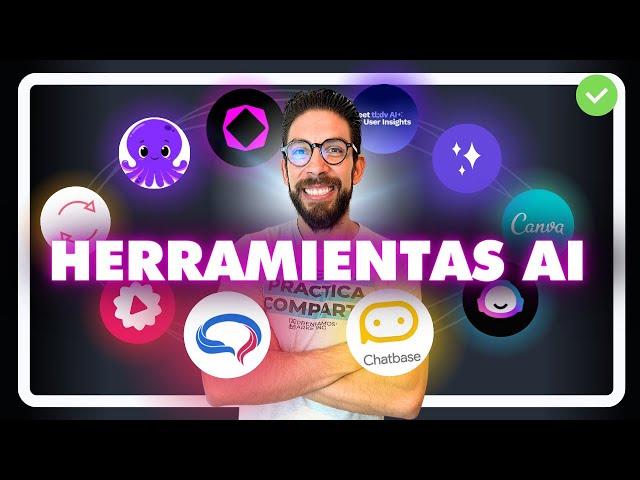 10 Herramientas de Inteligencia Artificial para NEGOCIOS |  Nosotros las usamos