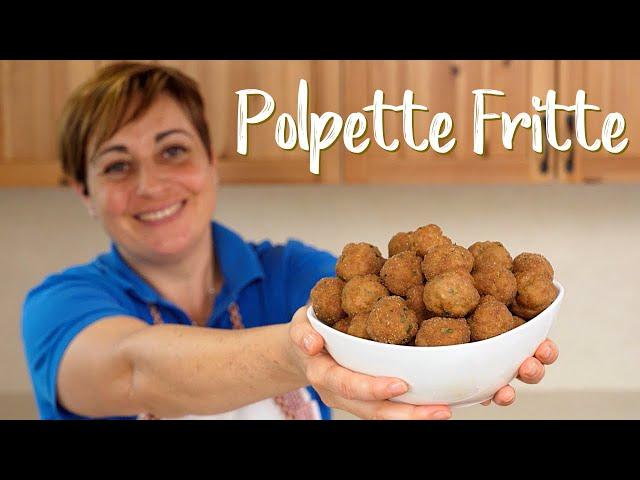 FRIED MEATBALLS Easy Recipe - Homemade by Benedetta