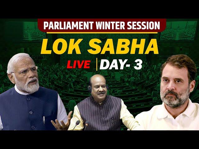 LIVE: Parliament winter session | Lok Sabha | Manipur | Waqf Bill | NDA | Congress I Adani | PM Modi