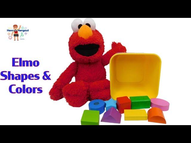 Elmo Shapes & Colors, Sesame Street Shapes & Colors, Educational Preschool Toy Video