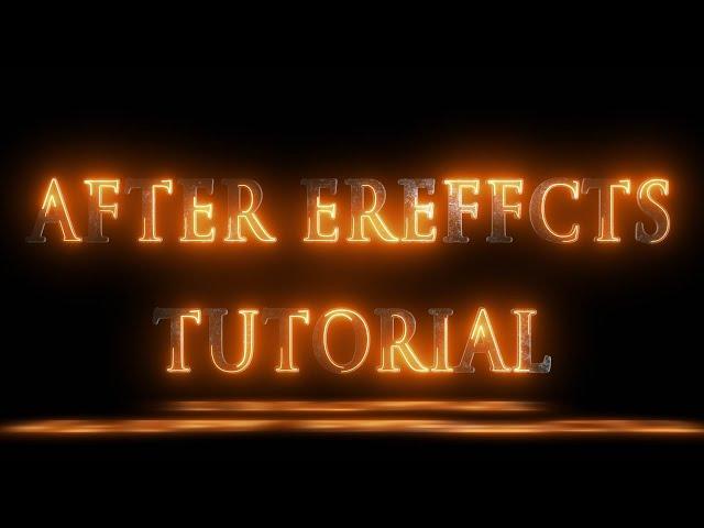 Create Epic Intro Titles - Text Saber After Effects