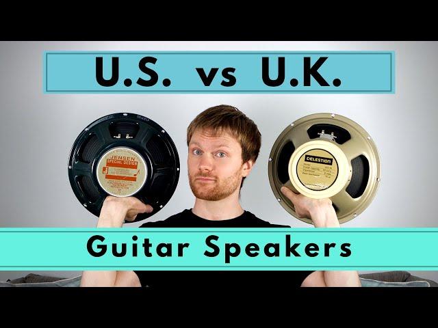 American vs British Guitar Speaker Comparison - Jensen C12n vs Celestion G12m Creamback - US vs UK