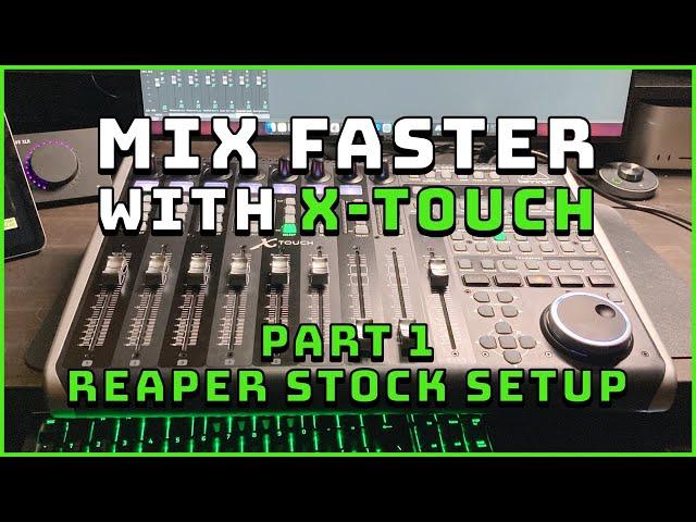 Using Behringer X-Touch Universal Control Surface with REAPER - stock/built-in setup