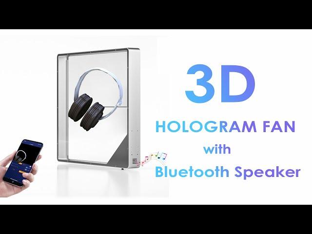 Speaker Cover with High bright 3D hologram fan