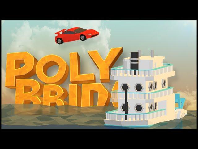 Triple Split, Hydraulic Jump & Dump Slope - Poly Bridge Snow Drift Levels (Poly Bridge Funny)