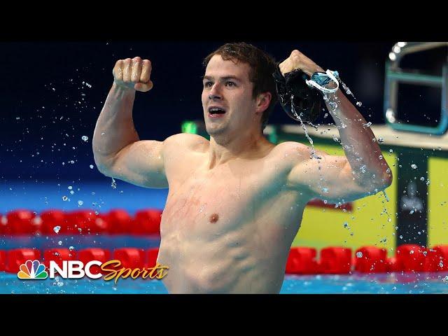 Fink hangs on at the wall for 50m breaststroke world title l | NBC Sports