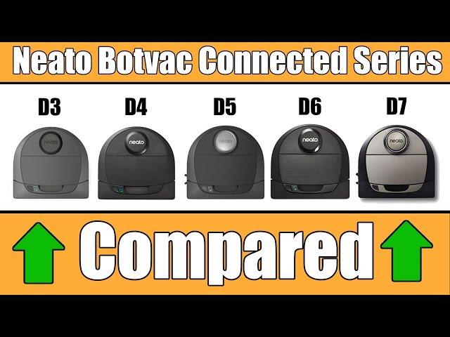 Neato Botvac Connected D3 vs D4 vs D5 vs D6 vs D7 COMPARED