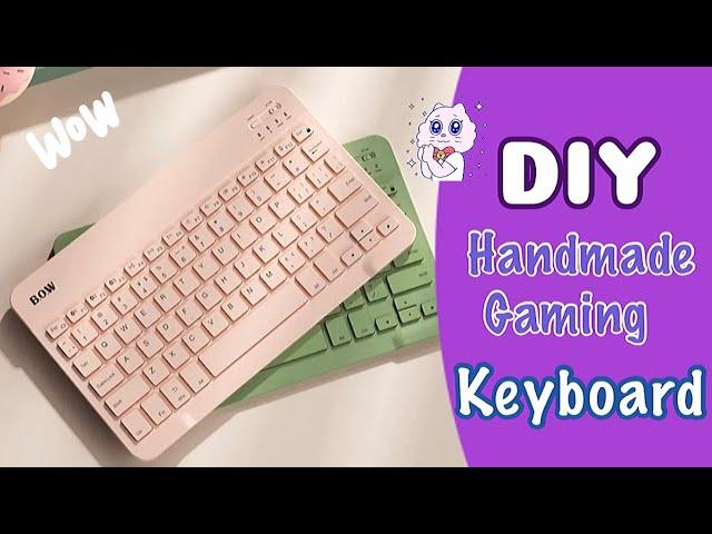 DIY Computer Keyboard ⌨️ / How to make Keyboard with paper / School Projects / Paper Craft Idea