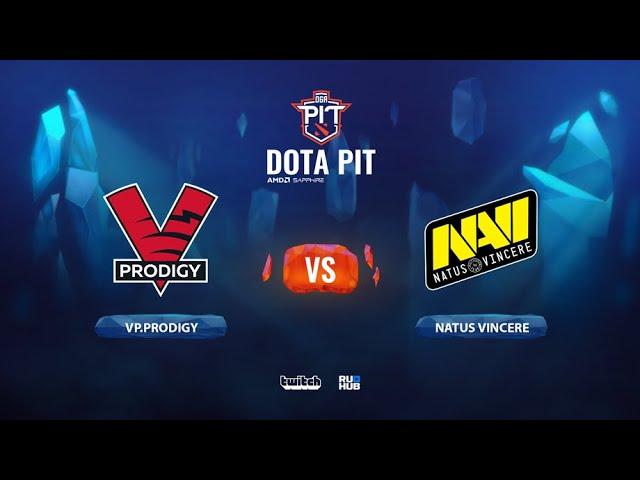 VP.Prodigy vs Natus Vincere, OGA Dota PIT Season 2: EU/CIS, bo3, game 1 [Maelstorm & Jam]